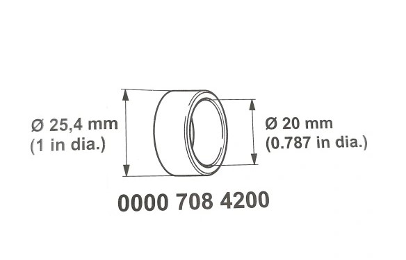 Tuleja redukcyjna pierścień przecinarki Stihl TS 0000 708 4200 - obrazek 3