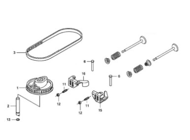 Pasek Zębaty Honda Gc160 Gcv160 14400-Z8B-003 - obrazek 2